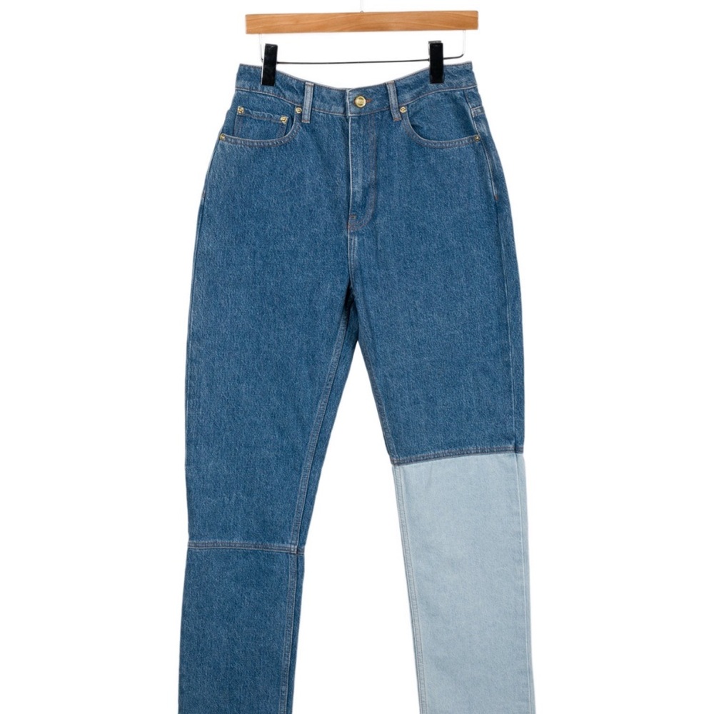 Ganni Colorblock Jeans SZ 27 NWOT